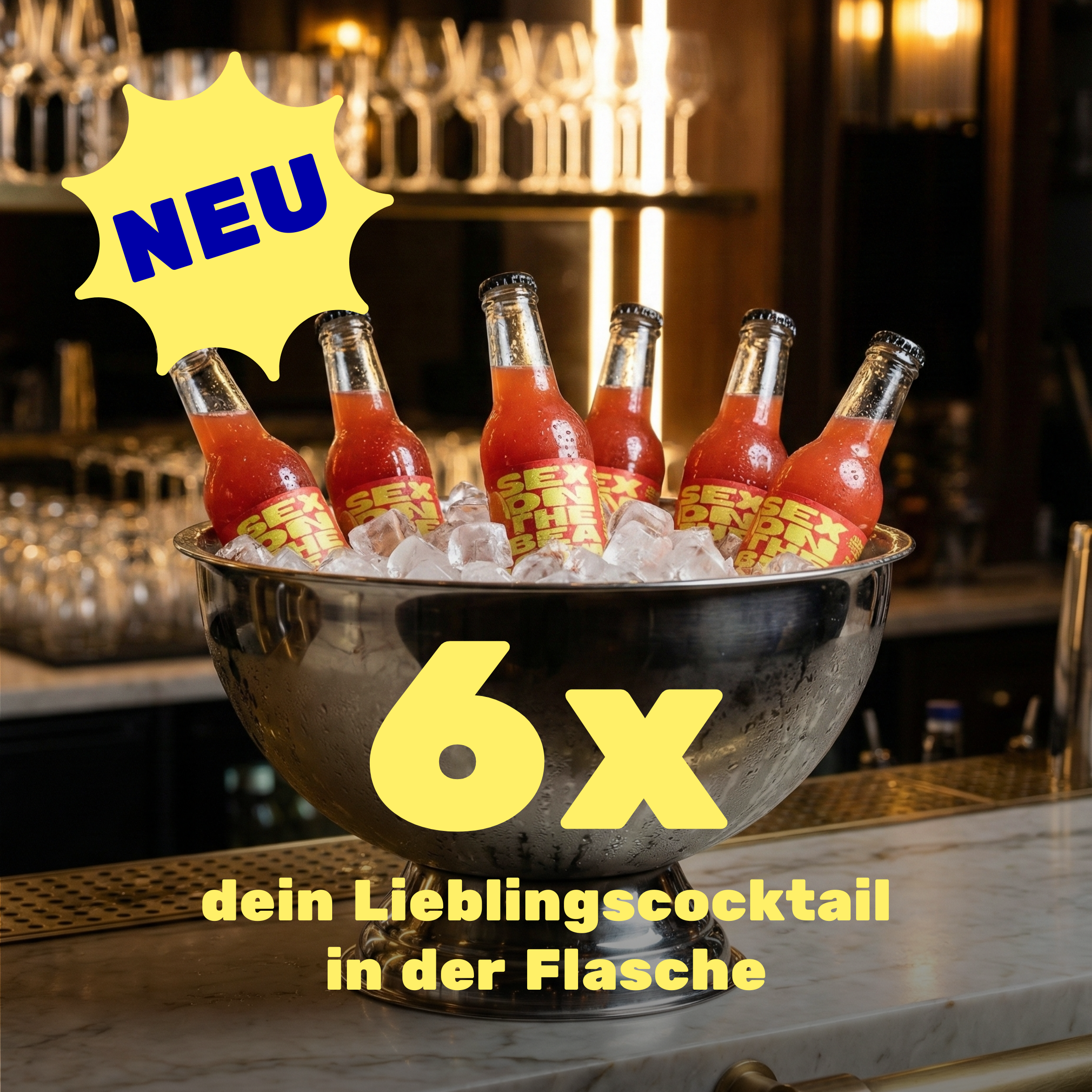 Cocktailflaschen 200ml 6er-Pack Bundle