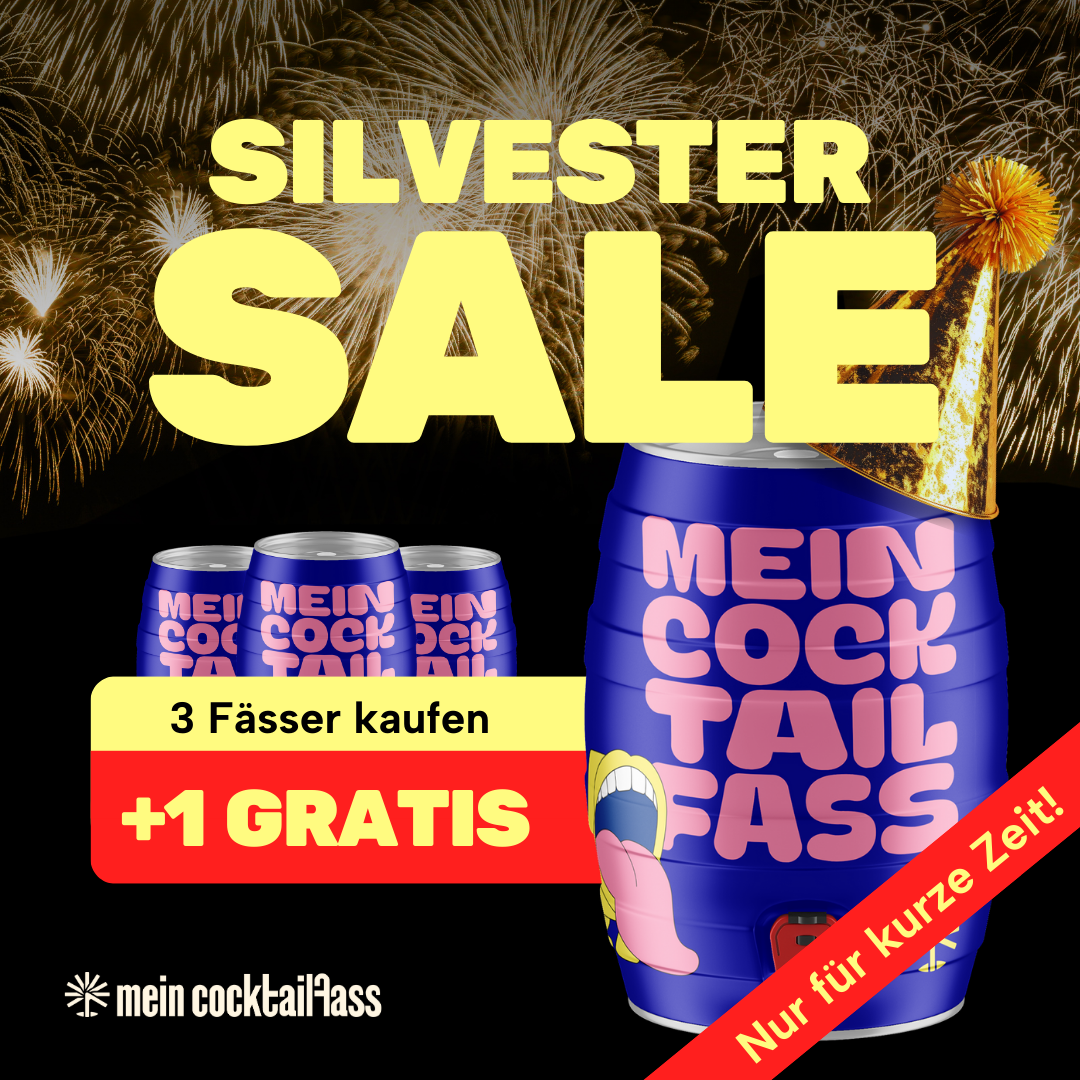 Cocktailfass Silvester-Bundle