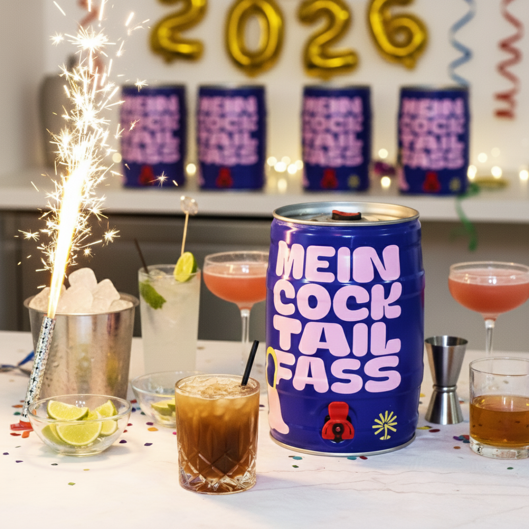 Cocktailfass Silvester-Bundle