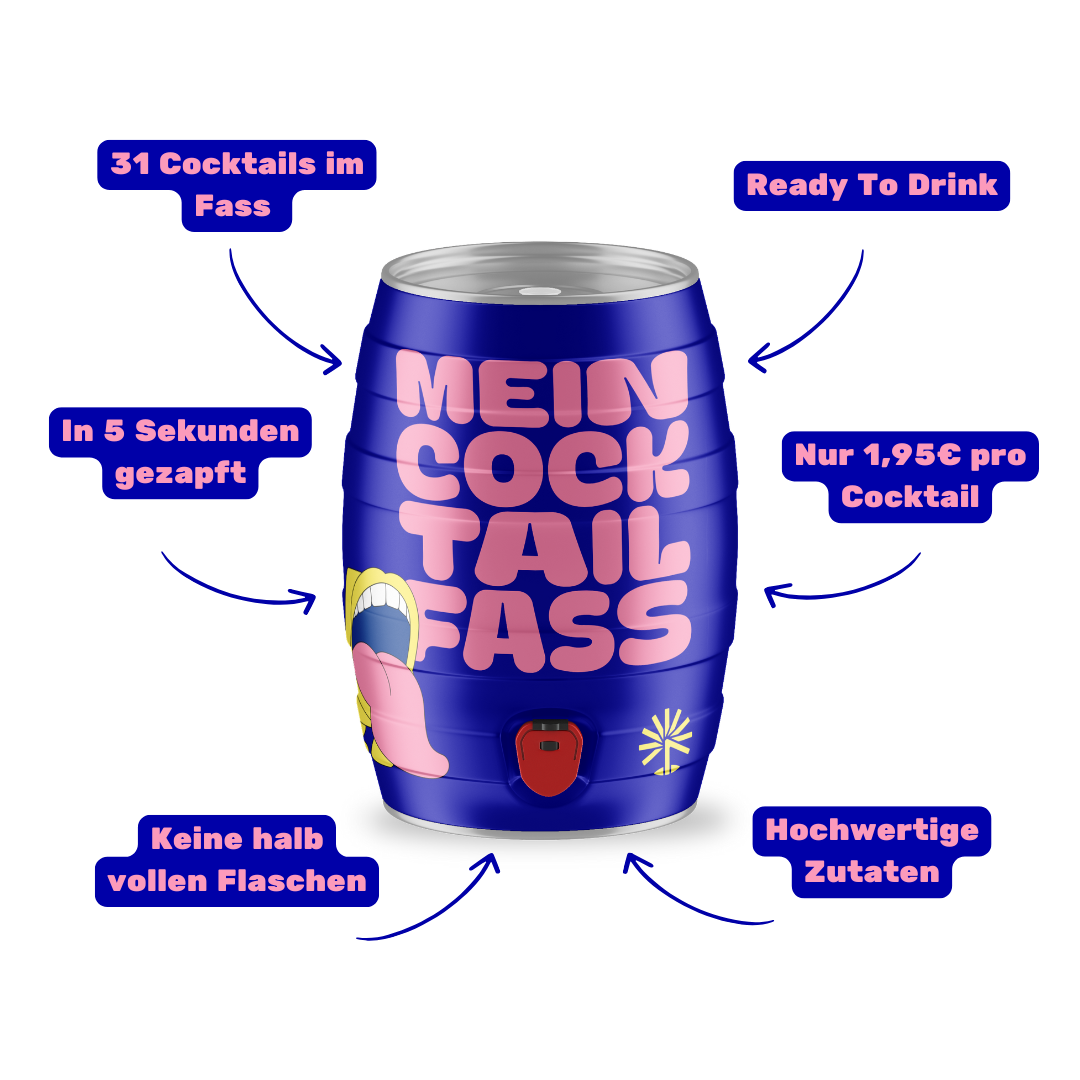 Cocktailfass 5 Liter